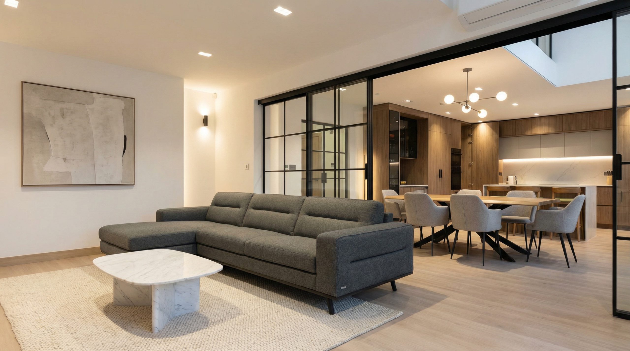 Internal sliding door