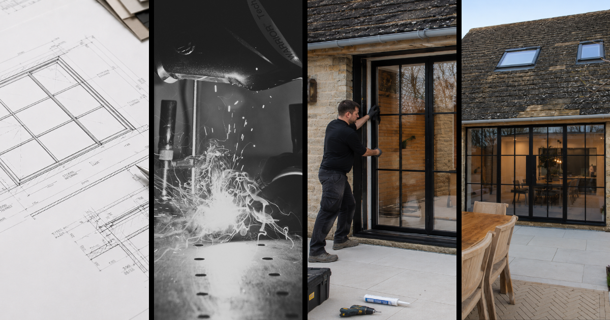 The process of bespoke steel doors and windows